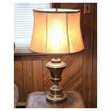 Vtg Brass Lamp 27" tall