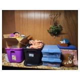 Magazines, curtains, home decor,