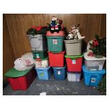 Huge Christmas lot, decor, wreaths, trees,