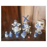 Dutch Girl Delft Blue style Porcelain,