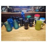 Travel mugs and freezer mugs