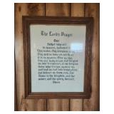19x23 Lords prayer needlepoint