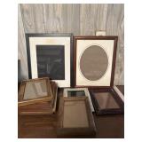 Lot of Various Size Picture Frames