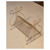 Wire Record Stand 9ï¿½"L 7"W 8"T