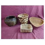 Woven baskets