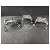 3.5x3.5x2.5 metal displays candle holder
