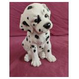 Stone Critters-Dalmation Puppy Coin Bank