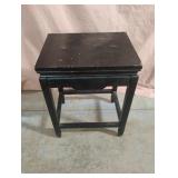 Short side table with drawer. 13.5 x 17.5 x 10