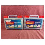First aid kits. Opened