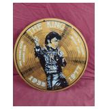 The King Elvis particle board sign 11.5