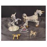 Vintage unicorn figurines