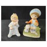 Vintage 1980s Homco Porcelain Figurine Boy,