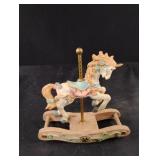 Vintage rocking horse unicorn 5"