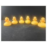 4" Rubber ducks lot of 6