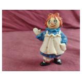 Vintage Raggedy Ann plastic doll