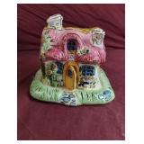 Popular 6 1/2" Flower House & Bear Candle Holder