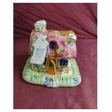 Popular 6 1/2" Flower House & Bear Candle Holder