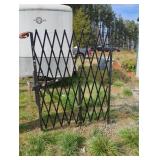Folding metal rolling gate 64" tall x 48" wide