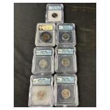 Lot of ICG Certified Collectors Coins - Nickels