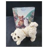 Stone Critters playful Bichon