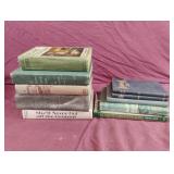 Vintage books including Edgar A Guest, Ted Malone