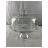 Glass Cake Dish - Stand and Lid