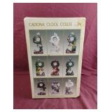 Vintage Cadona unicorn clock