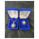 Paul Harris Fellow recognition pendant and pin