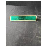 Vintage green leaded stained glass kaleidoscope