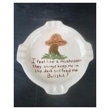 1980 funny mushroom ashtray