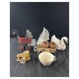 Lot of Ceramic Nic Nacs, etc