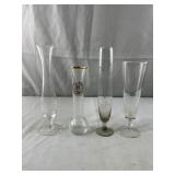 Various Wine Flutes