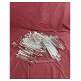 Clear acrylic ornaments 6" and 8"