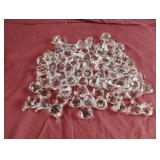 Clear acrylic ornaments 1.5"