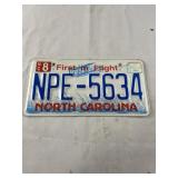 NC License Plate 2005