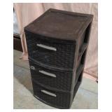 Sterilite 3 Drawer Decorative Plastic Weave