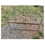 Wire rack. Breaks down 39 x 23 x 28