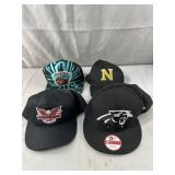 Lot of 4 Hats - Various Teams