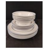 Century Stoneware Remy Rooster dinnerware. 12