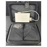 Vintage Laptop Case with CD Burner, Mouse, Power