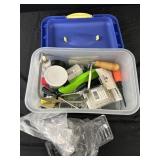 Tub of Tools and Miscellaneous Items