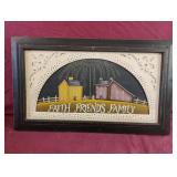 Faith Friends Family wood sign 23.5 x 14.5