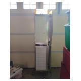 Display stand on wheels 18 x 74 x 18