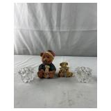 Teddy Bears and Candle Holders