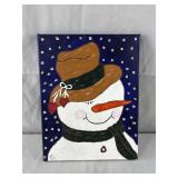 Snowman Painting