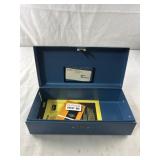 Vintage Metal Combination Lock Box