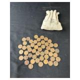 Lot of Wheat Pennies