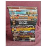 DVDs including The Dukes of Hazard, Tomb Raider,