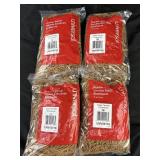 Lot of 4 Bags of Rubber Bands