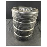 4 Plastic Wagon Tires